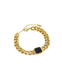 Onyx Square Bracelet