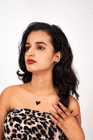 Marble Heart Pendant Necklace